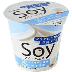 【冷凍】豆乳アイス Soy ＜ソイ＞ バニラ 105ml × 6個
