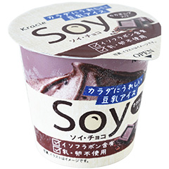 【冷凍】豆乳アイス Soy ＜ソイ＞ チョコ 105ml × 6個